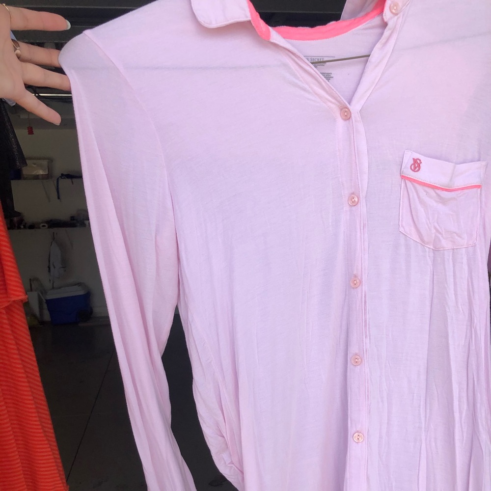 Pink VS pajama sleep dress shirt - Picture 1 of 2